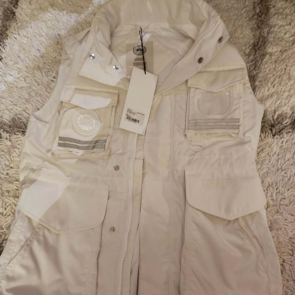 Unisex Canada Goose Journey Vest Humanature White